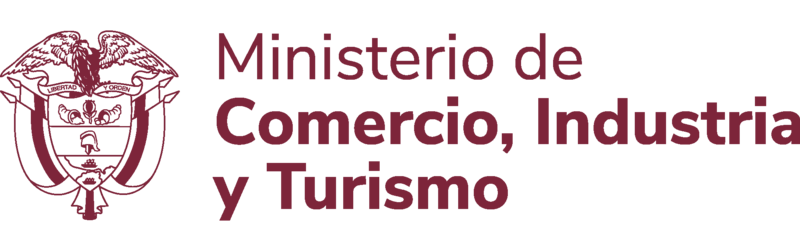 Logo del Ministerio de Comercio, lleva al portal web