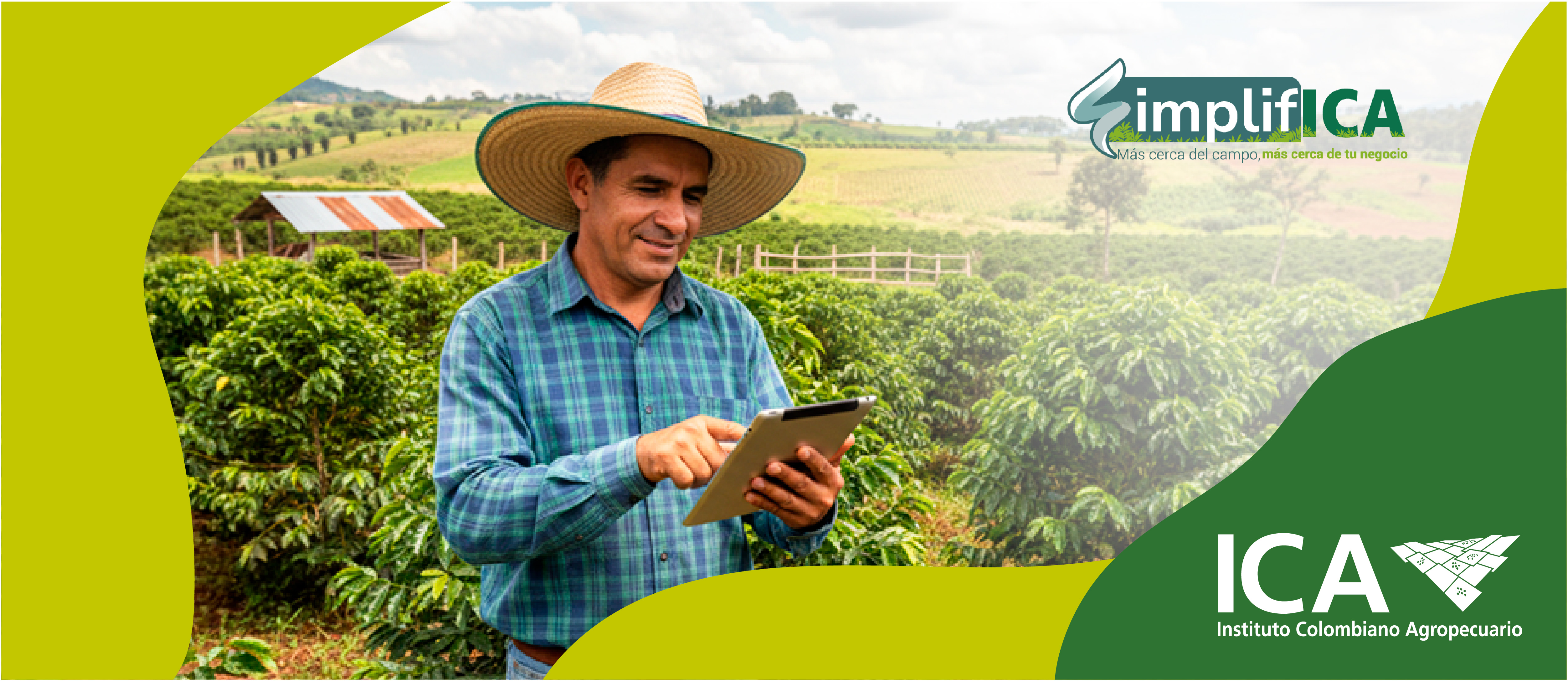 Banner informativo del trámite Simplifica del ICA